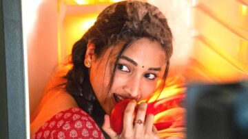 ‘ఆదర్శ కుటుంబం’ సినిమాలో స్వర్ణగా శ్రీనిధి శెట్టి