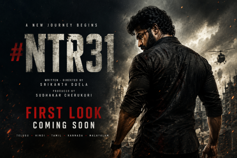 New Telugu Action Drama Announced with First-Look Poster